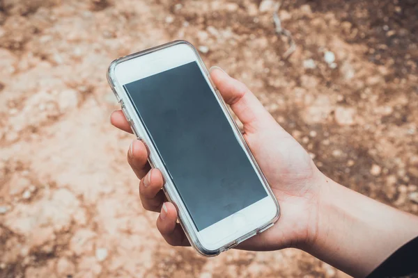 Voetpad Het Bos Met Donkere Schaduwen — Stockfoto