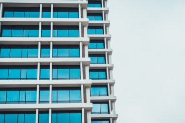 Lüks dairelerin sokak düzey görünümü kapatın