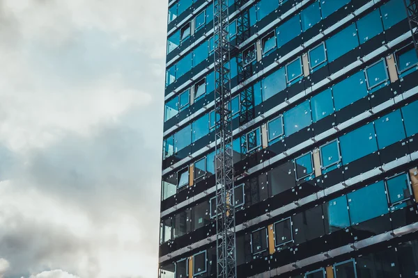 Edifício de financiamento em visão detalhada — Fotografia de Stock