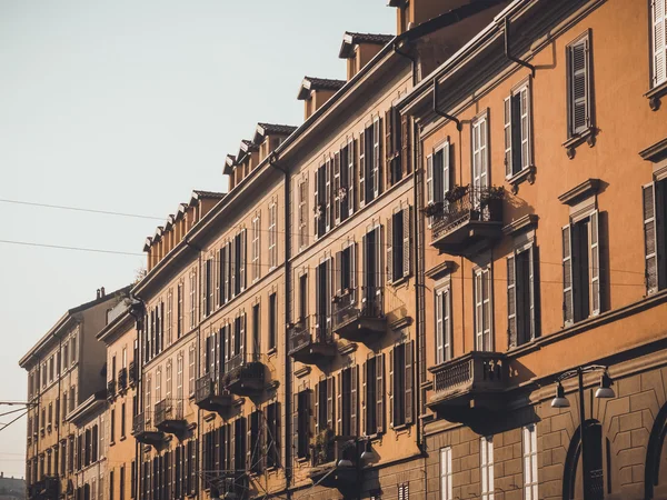 Row houses at milan — Stock Photo, Image