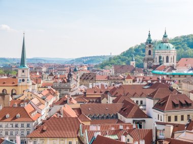 Prag 'ın panoramik görünümü