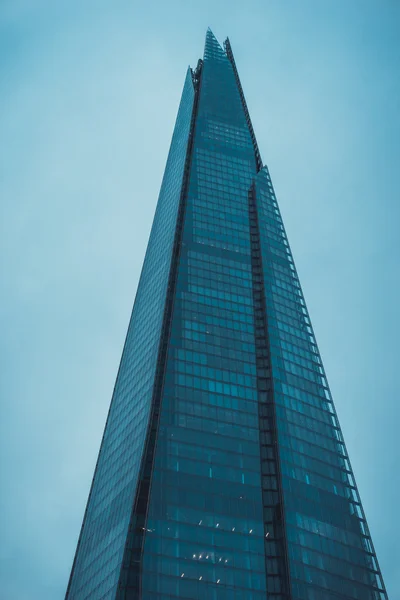 Low Angle Architectural Exterior View Shard Story Skyscraper Southwark London — Stock Photo, Image