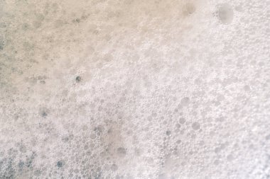 Küçük köpüklü sabun köpüğünün dokusu.