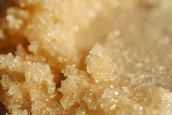 The texture of a shining scrub close-up. — Stock Photo, Image