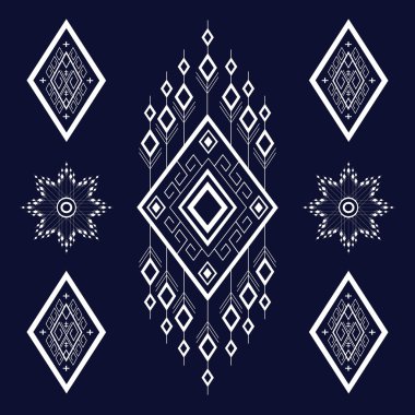 Geometrik etnik desen