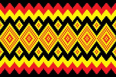 Geometrik etnik desen