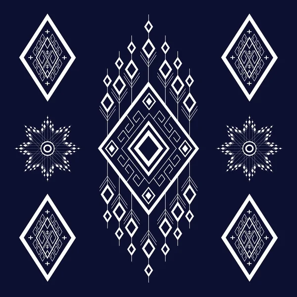 Geometrik etnik desen