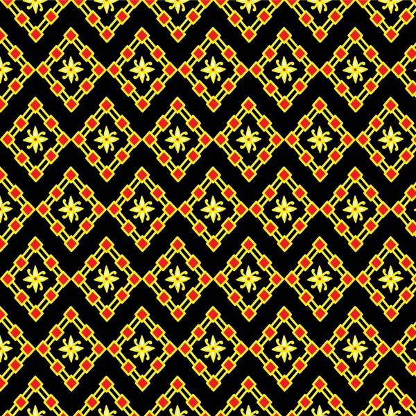 Desain pola etnis geometris untuk latar belakang atau wallpaper . - Stok Vektor