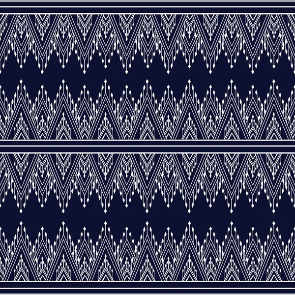 Geometrikus etnikai minta hagyományos Design háttér, szőnyeg, tapéta, ruházat, csomagolás, Batik, szövet, szarong, Vektor illusztráció hímzés stílus. — Stock Vector