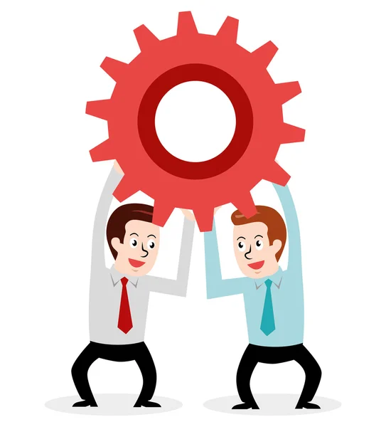 Teamwork Vector Design — Stock Vector