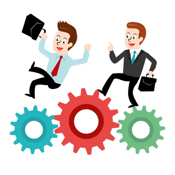 Teamwork Vector Design — Stock Vector