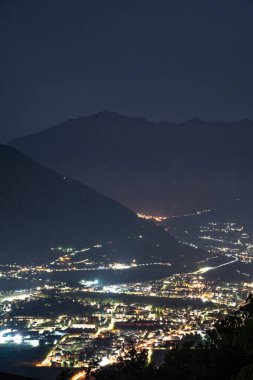 Meran merano, İtalya geceleri 