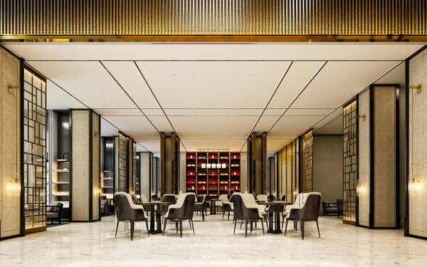 3D рендеринг современного рабочего офиса