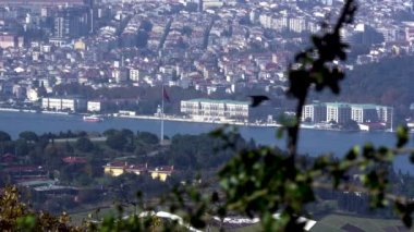İstanbul Bosphorus manzarası Topkapı Sarayı 'ndan