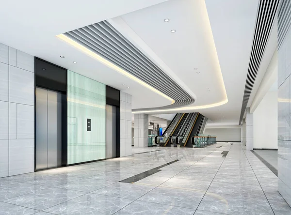 Alışveriş merkezinin 3D görüntüsü