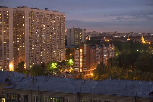 Moskauer Blick von oben Stockbild