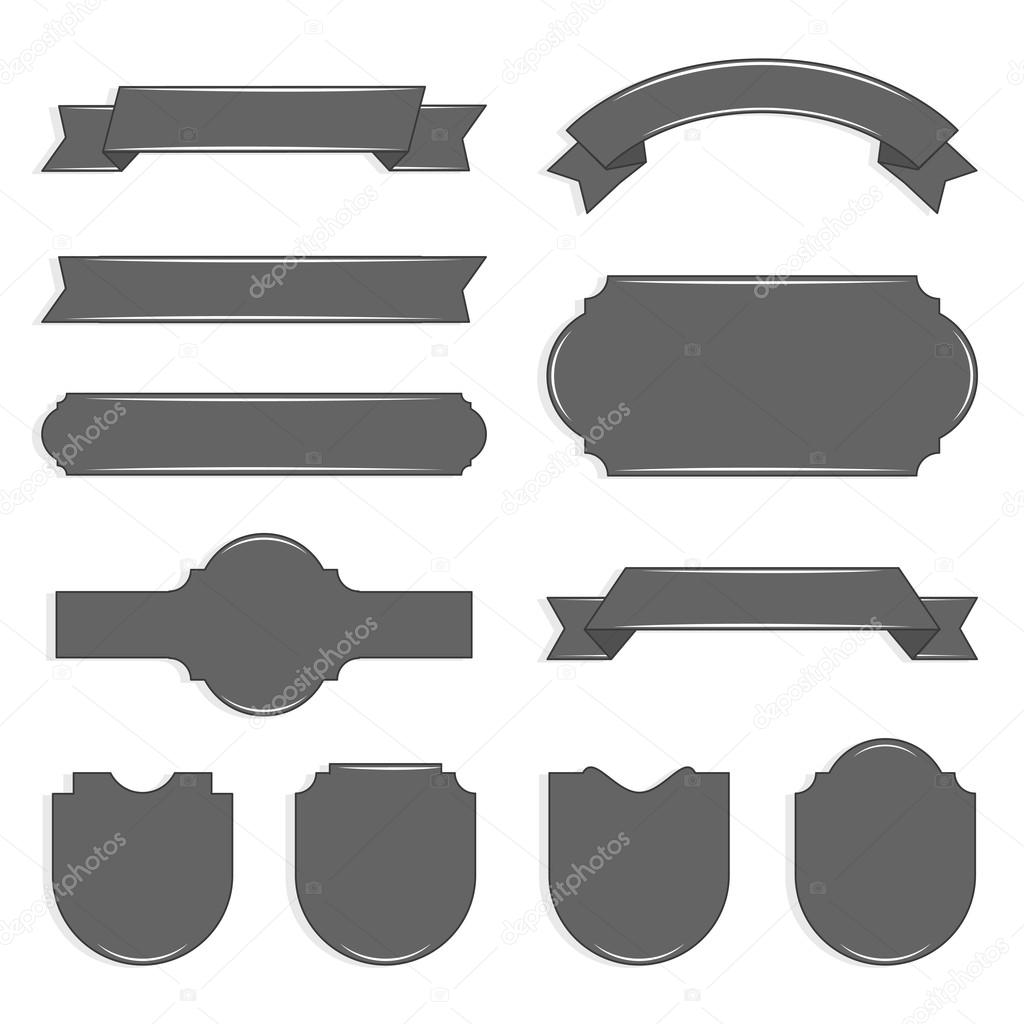 Set of design elements. Vector collection.