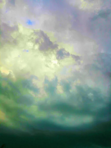 Stormy Sky Sky Full Shades Light Colors Storm — Stock Photo, Image