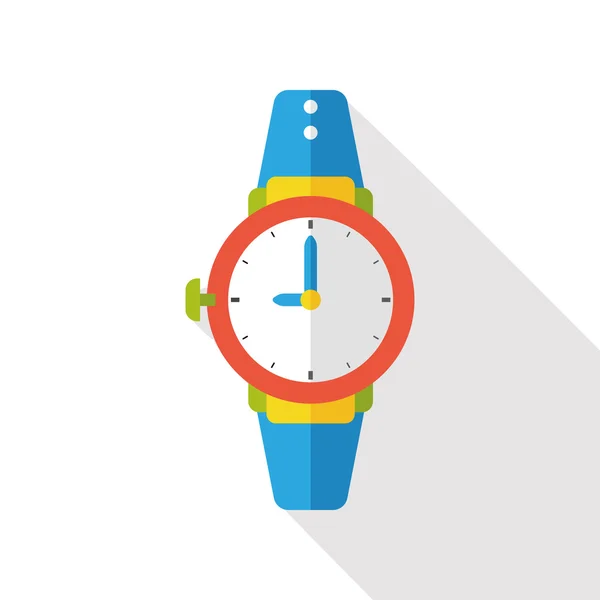 Watch flat icon — Stock Vector