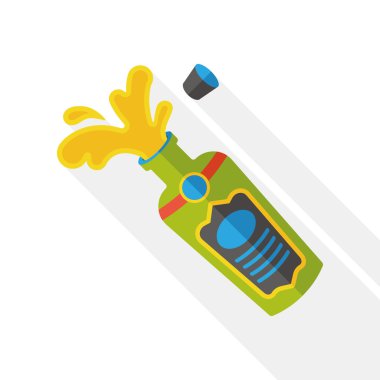 Şampanya Düz Simgesi