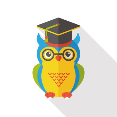 baykuş düz simgesi