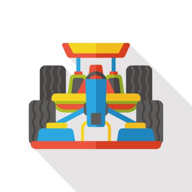 hızı araba düz simgesi