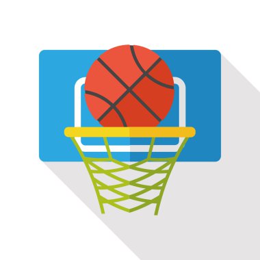 Spor Basketbol düz simgesi