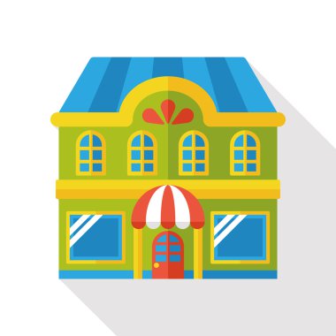 mağaza mağaza düz simgesi