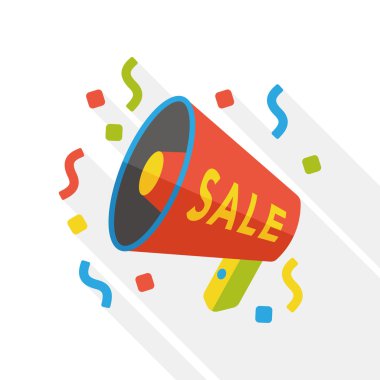 hoparlör Satılık düz simgesi