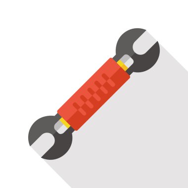 bilgisayar aracı düz simgesi