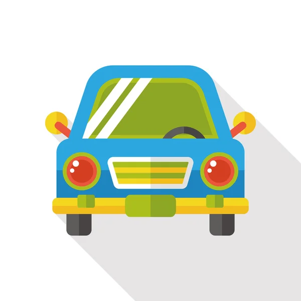 Trasportation car flat icon — Stock Vector