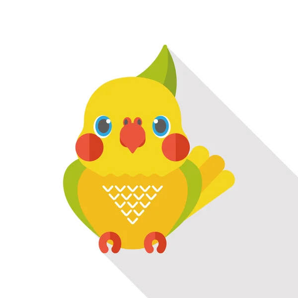 Animal bird flat icon — Stock Vector