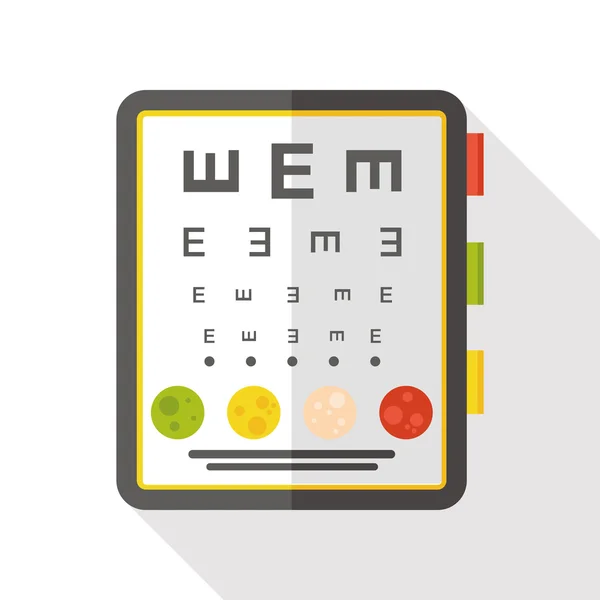 Göz grafik düz simgesi