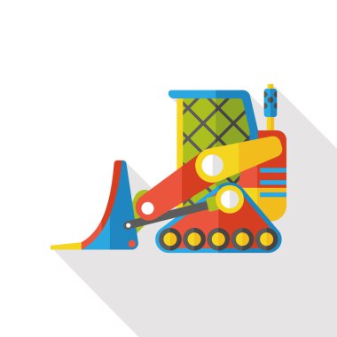 kamyon taşımacılığı düz simgesi