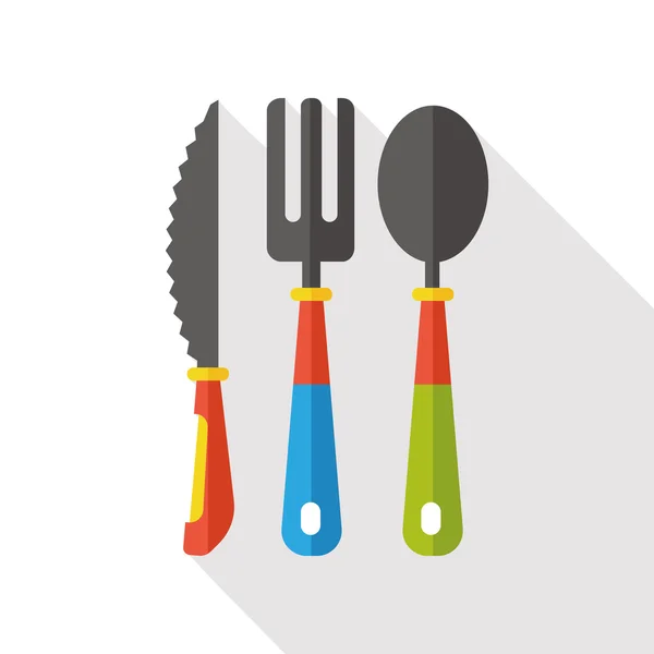 Kitchenware spatula flat icon — Stock Vector