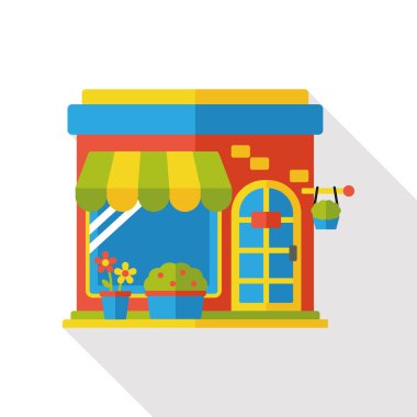 mağaza mağaza düz simgesi