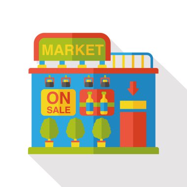 mağaza mağaza düz simgesi