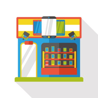 mağaza mağaza düz simgesi