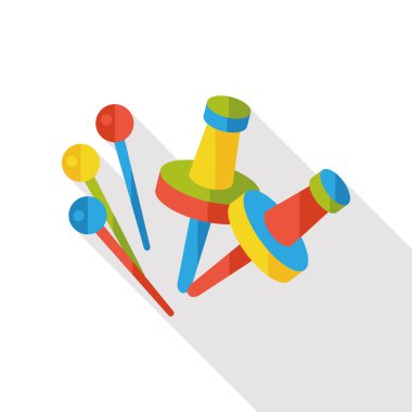 ileti örneği raptiye düz simgesini