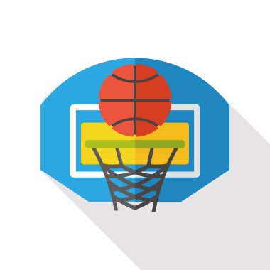 Spor Basketbol düz simgesi