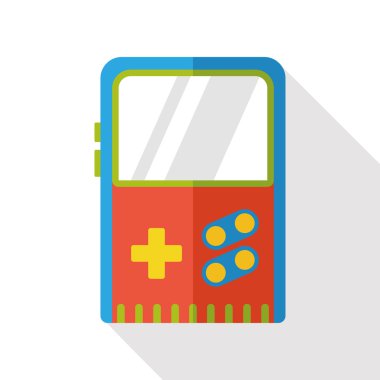 oyun konsolları düz simgesi