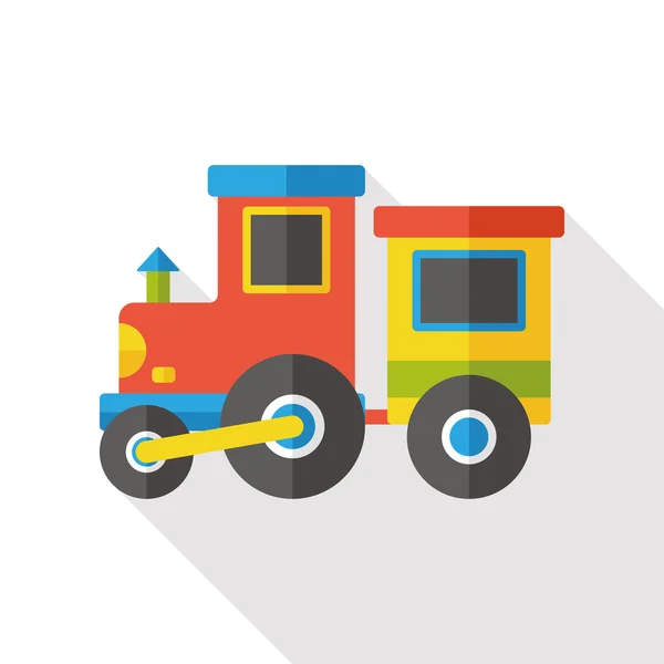 Икона игрушечного поезда — стоковый вектор