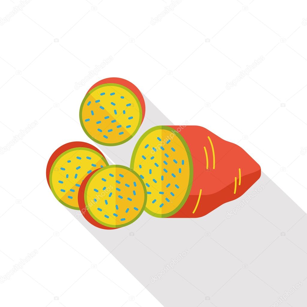 vegetable Sweet potato flat icon