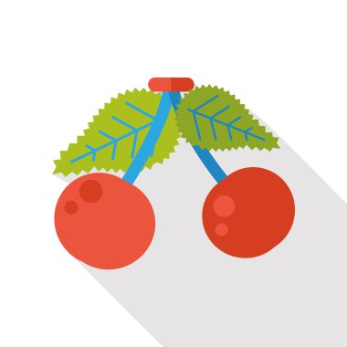 Çin meyve düz simgesi