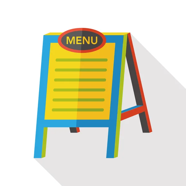 Restaurant platte menupictogram — Stockvector