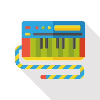 piyano müziği enstrüman düz simgesi simgesi öğesi