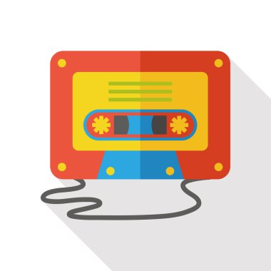 kayıt teyp düz simgesi simgesi öğesi