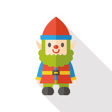 şirin elf düz simgesi simgesi öğesi