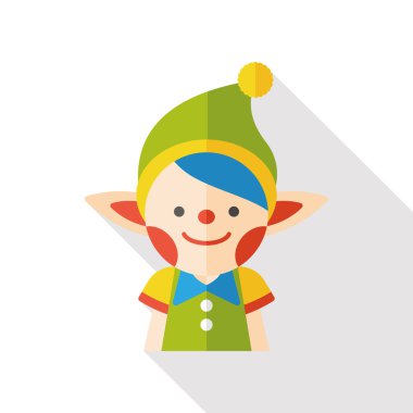 peri masalı elfler düz simgesi simgesi öğesi