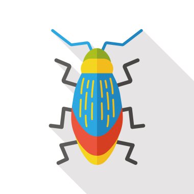 böcek böcek düz simgesi simgesi öğesi